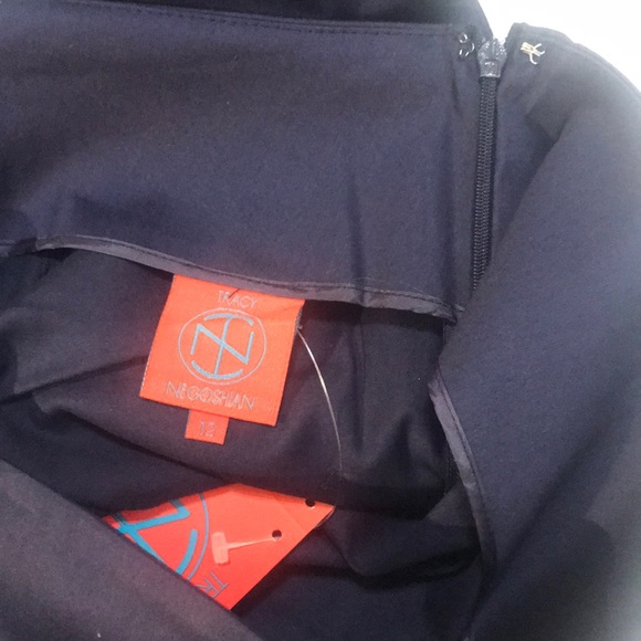 Tracy Negoshian skinny Navy Pants slacks NWT - Picture 6 of 6